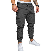 Load image into Gallery viewer, Autumn Men Pants Hip Hop Harem Joggers Pants 2020 New Male Trousers Mens Joggers Solid Multi-pocket Pants Sweatpants M-4XL