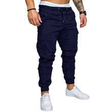 Load image into Gallery viewer, Autumn Men Pants Hip Hop Harem Joggers Pants 2020 New Male Trousers Mens Joggers Solid Multi-pocket Pants Sweatpants M-4XL